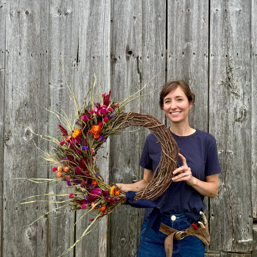 WORKSHOP: Dried floral wreath