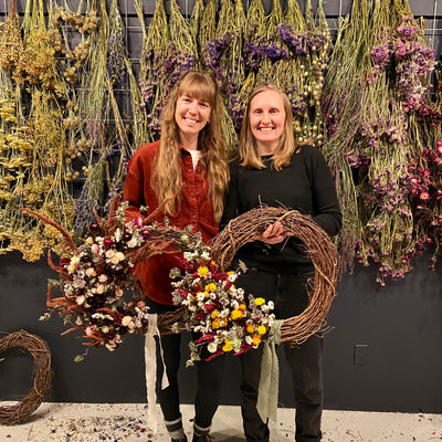 WORKSHOP: Dried floral wreath