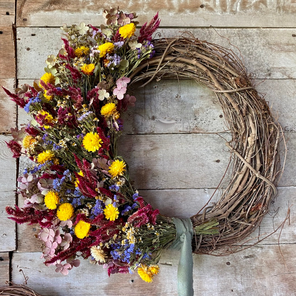 WORKSHOP: Dried floral wreath